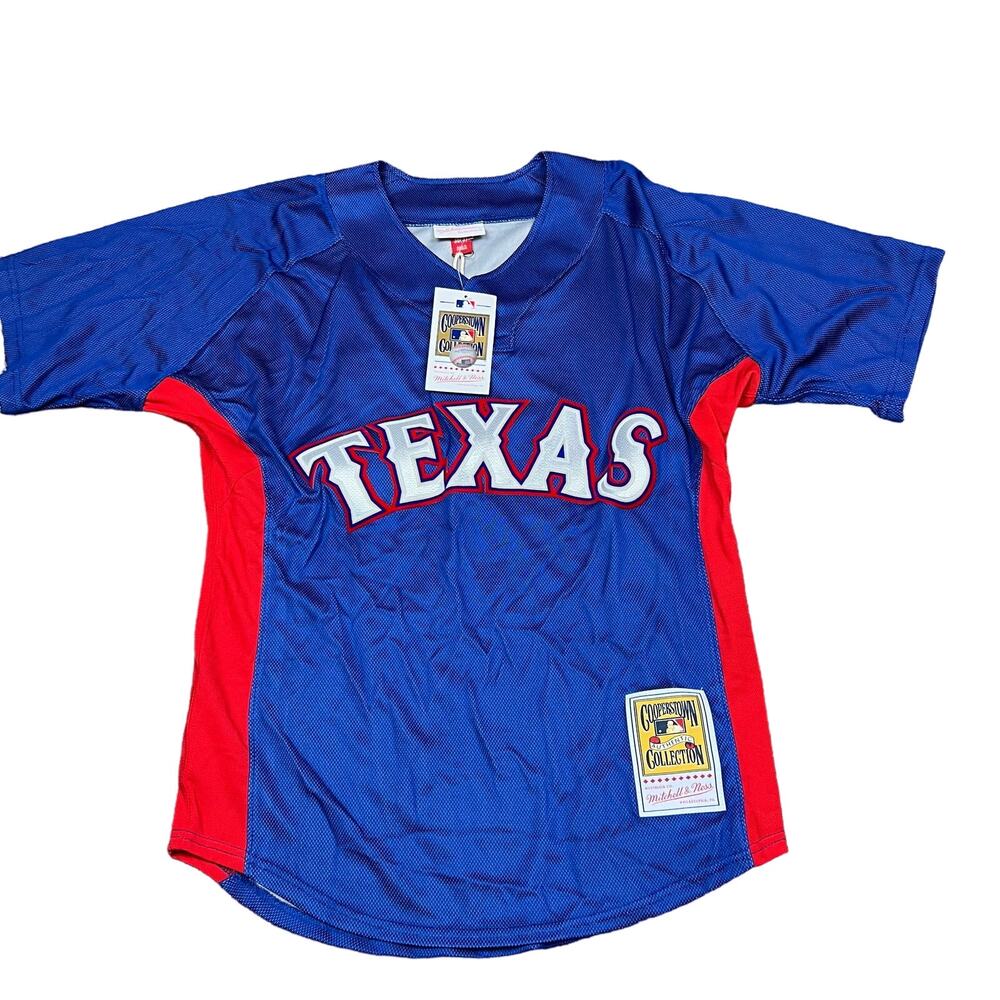 Mitchell & Ness MLB Size S 36 Jersey Texas Rangers 2010 Vladimir Guerrero 27 NWT